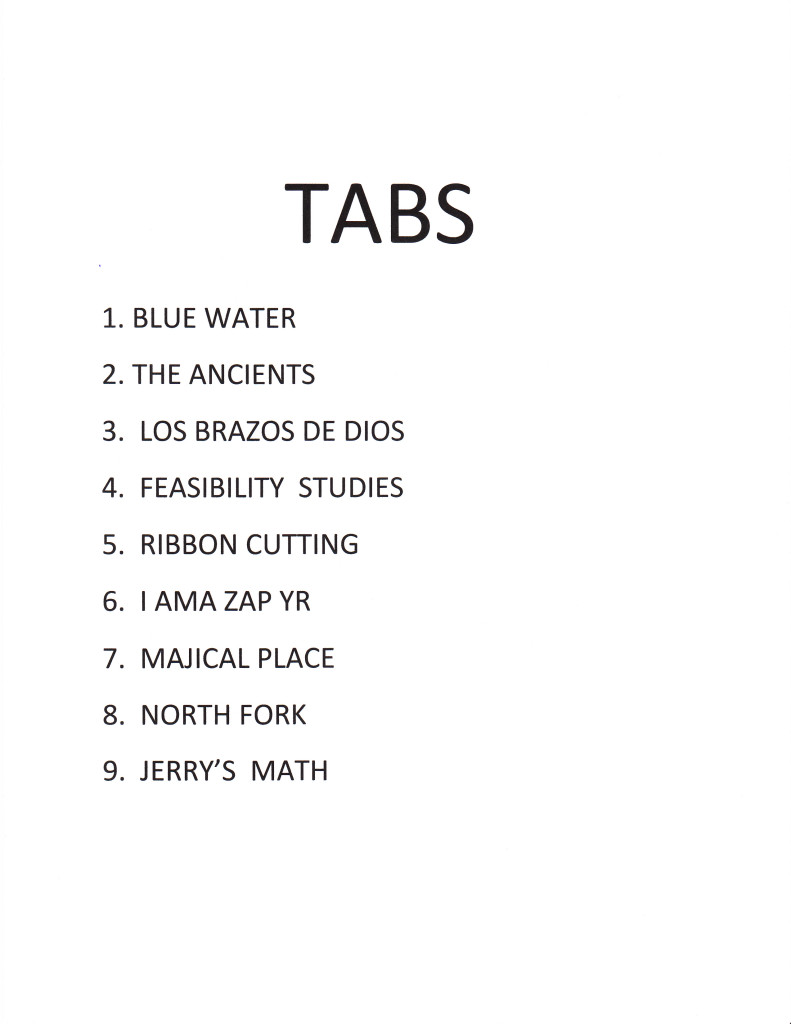 A few TABS