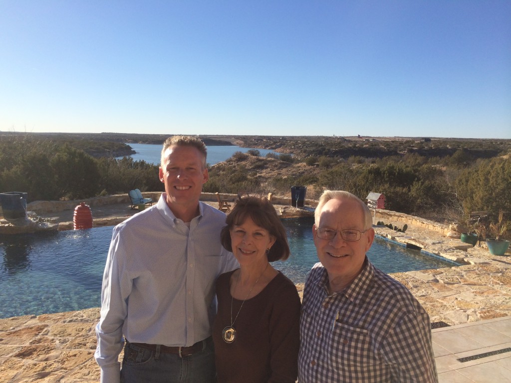 Mr. & Mrs. Alan Henry & Steve Massengale  visiting North Ridge Development 1-11-2014